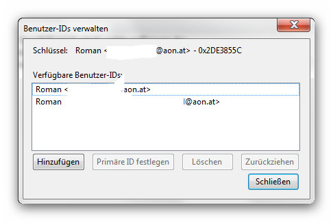 benutzer-id benutzer-id