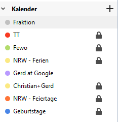 Nach Neustart ist Kalender nicht mehr schreibgeschützt - Kalender, Termin- und 