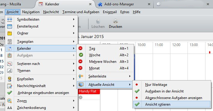 Lightning In Listenansicht Tipps Und Tricks Fur Den Kalender Thunderbird Mail De