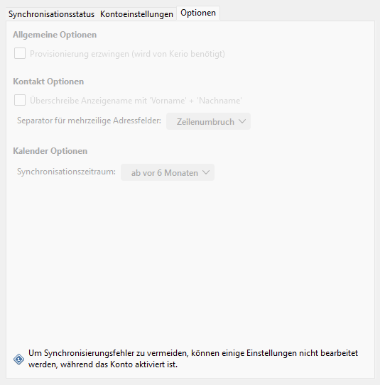 Es werden nicht alle Termine aus dem Microsoft Konto synchronisiert TbSync Thunderbird Mail DE