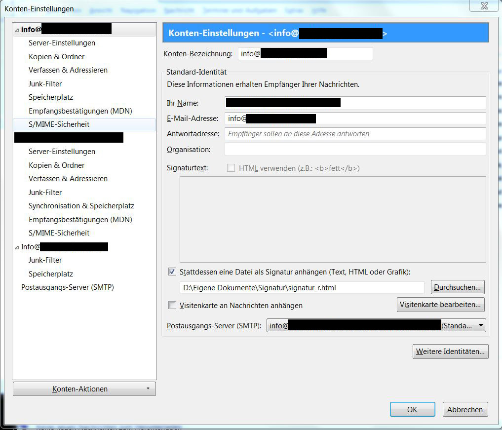 Keine Signatur beim Windows Befehl Senden an E-Mail Empfänger - Allgemeines Arbeiten / Konten ...