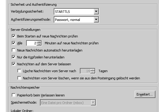 thunderbird nur kopfzeilen thunderbird nur kopfzeilen