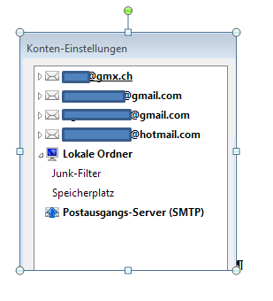 Thunderbird profil nicht vorhanden